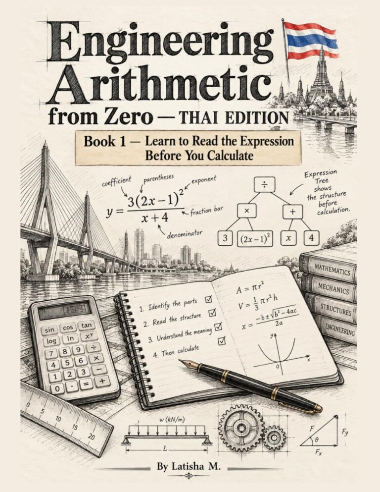 Engineering Arithmetic from Zero : Book 1 – THAI EDITION: Learn to Read the Expression Before You Calculate